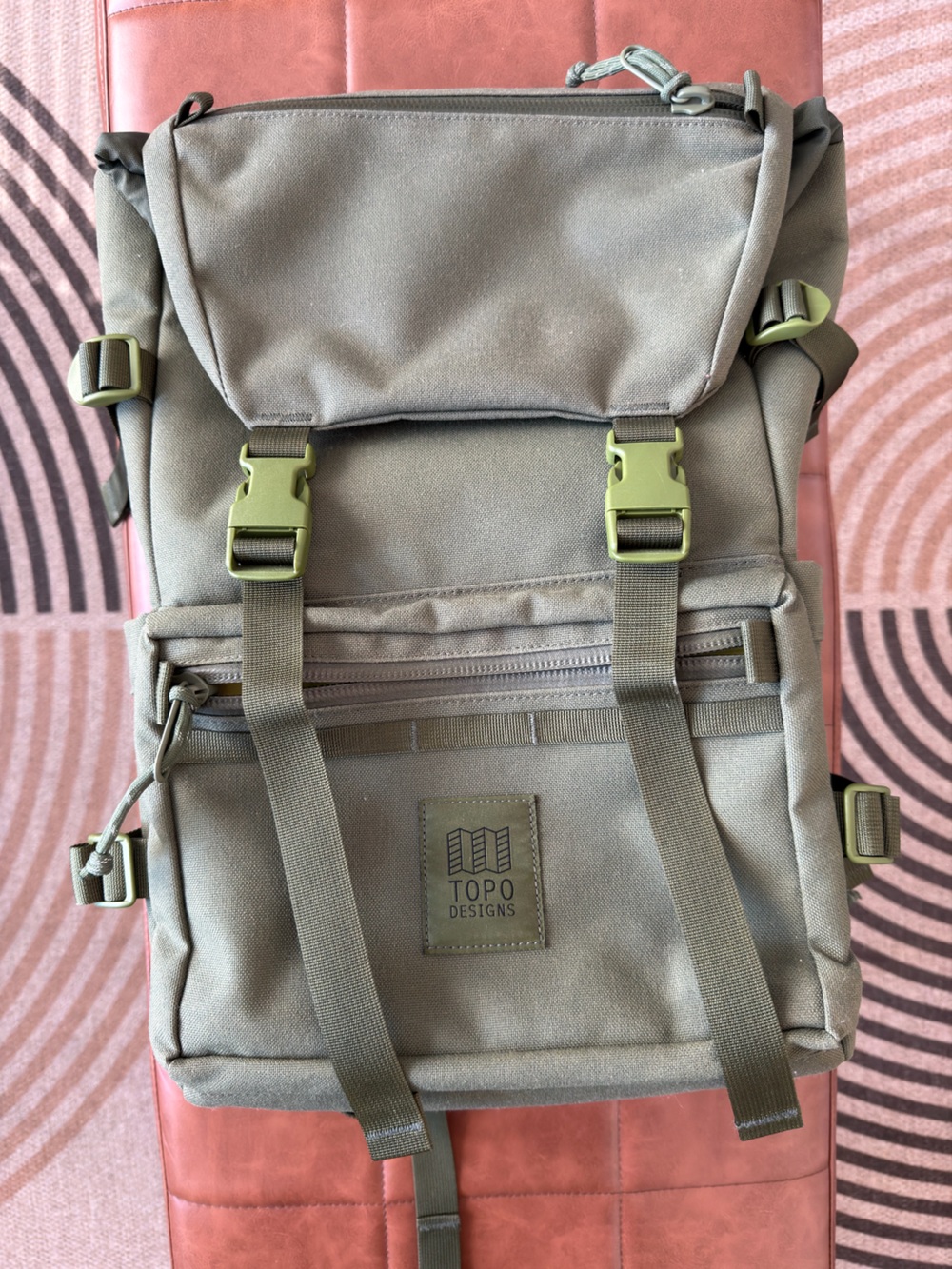 Topo Designs Rover Pack Tech Backpack | Olive | Fits 16" Laptop | 24L